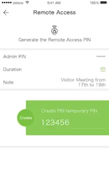 ZKTeco Smart Key android App screenshot 1